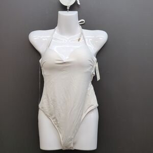 Victoria Secret Swim Essential Push Up Cheeky One Piece Swimsuit Small White